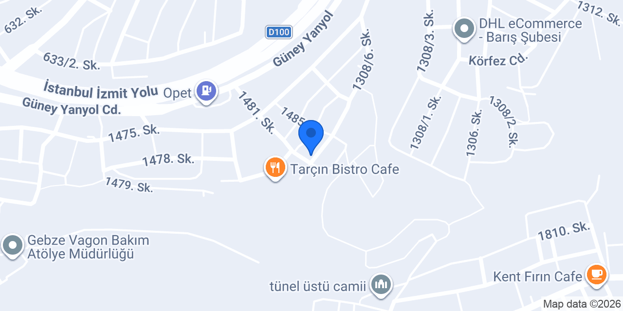 AKM YAPI DEKORASYON konumu