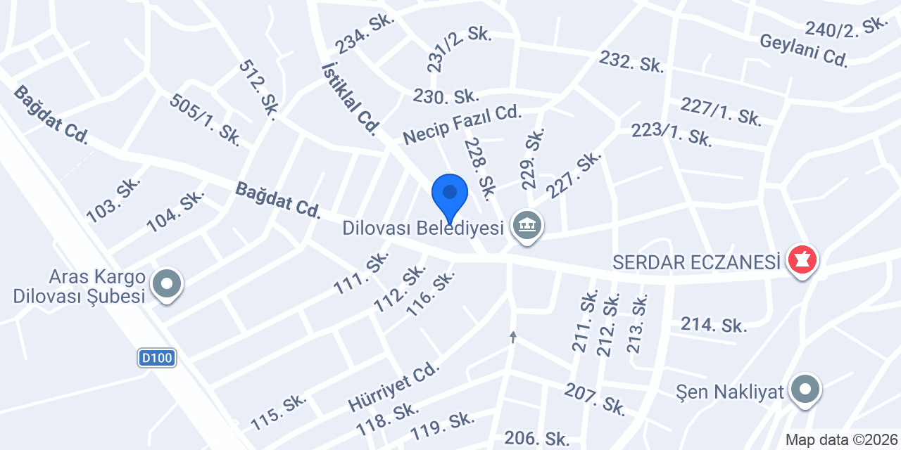 ATAK EMLAK konumu