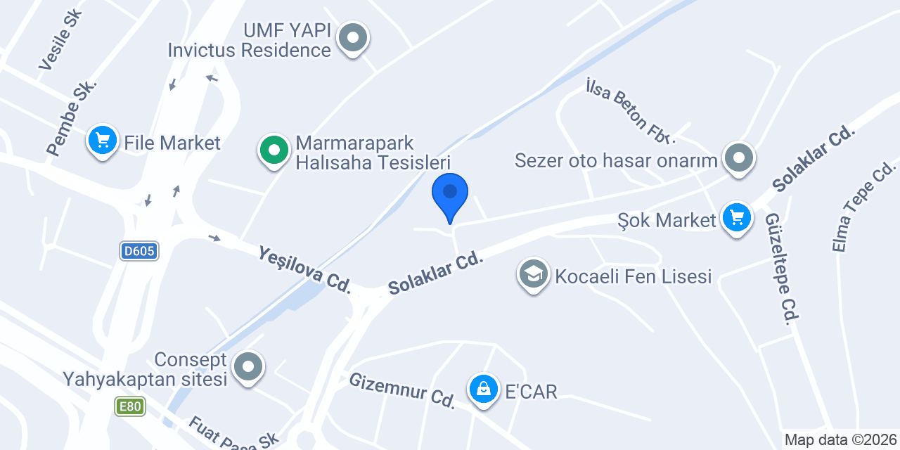 Yeşilova Hali Yikama konumu