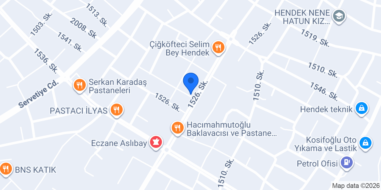 Minik Adalılar Hendek konumu