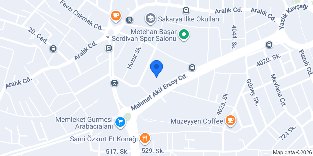 Üniyurt Sakarya - Üniversite Öğrenci Yurtları konumu