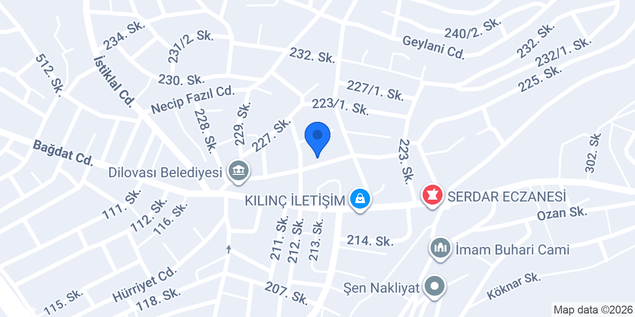 Dilsa Mobilya ve Dekorasyon konumu