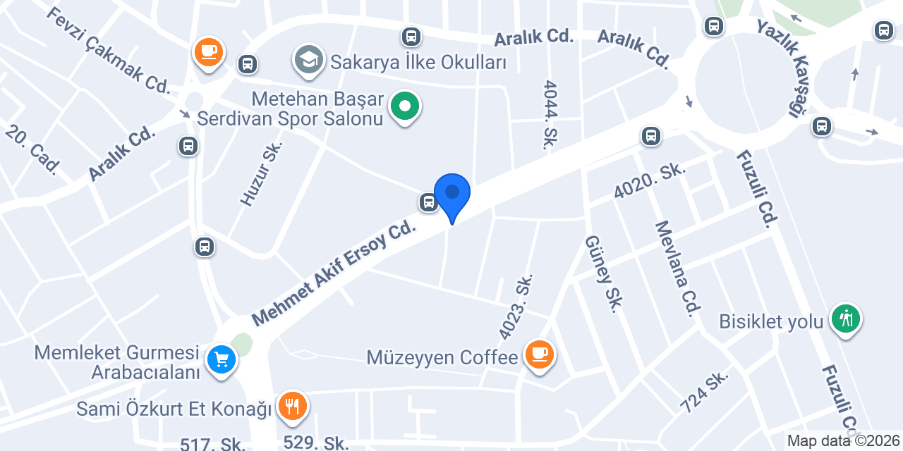ELİT LAHMACUN Sakarya konumu