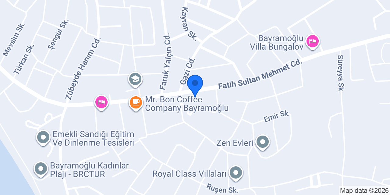 Emcare Tekstil konumu