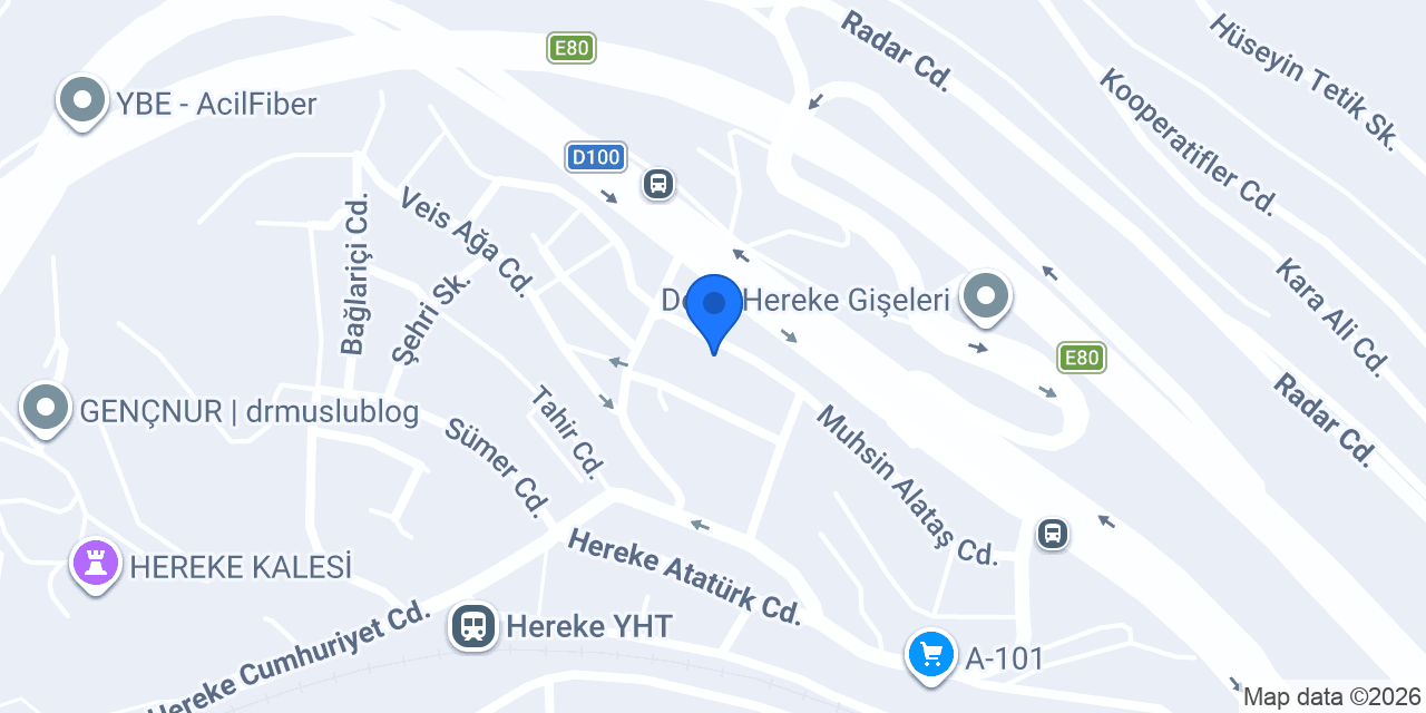Çekyat Market konumu