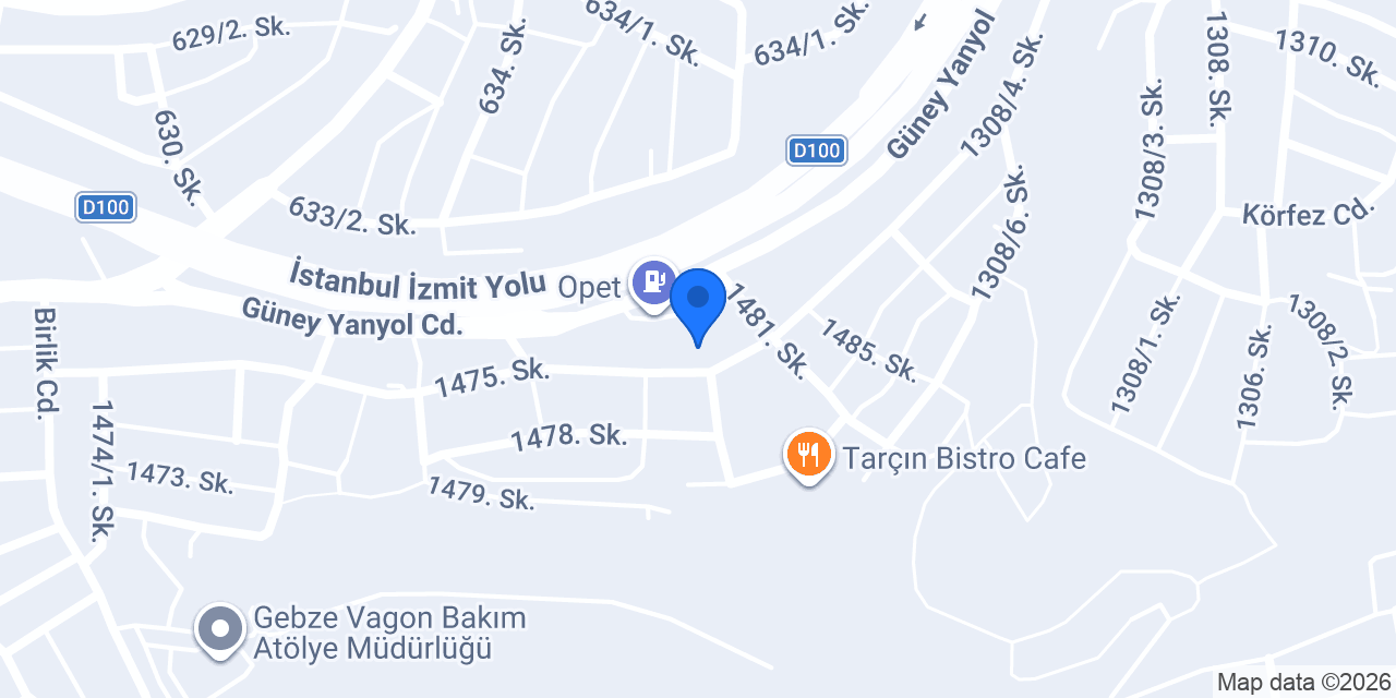 ÇÖKEL LASTİK konumu