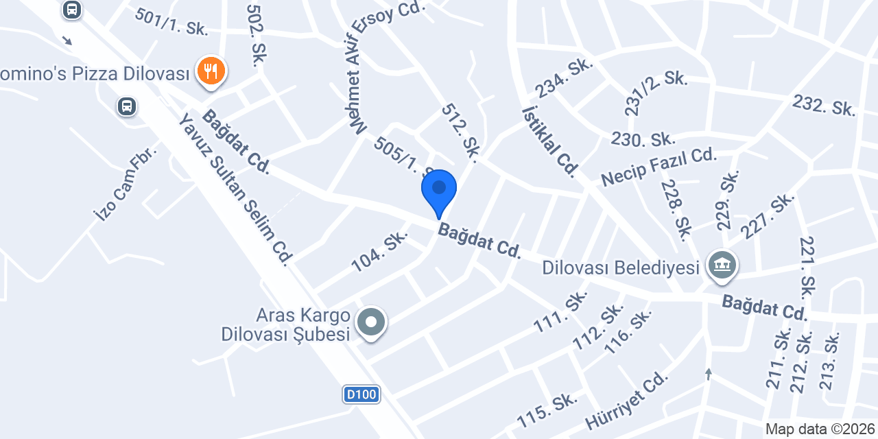 DELTA ELEKTRİK DİLOVASI konumu