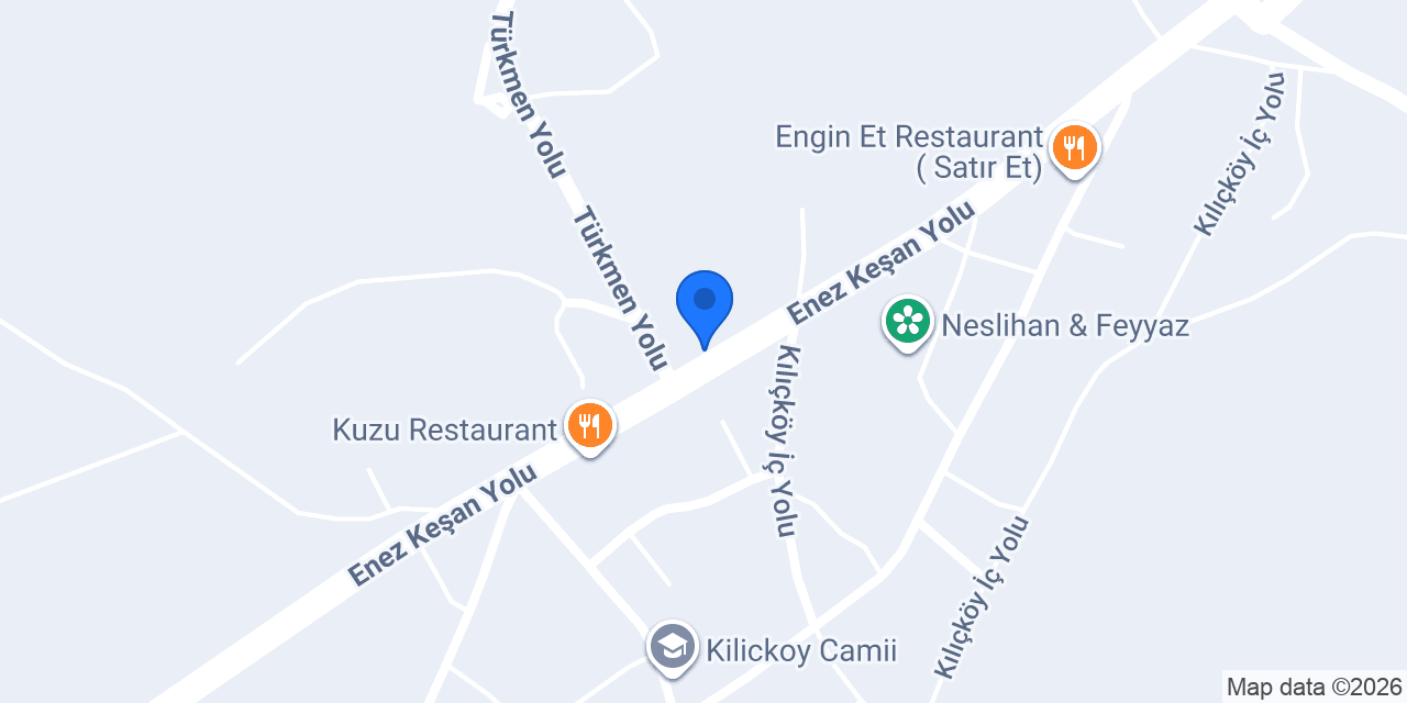 Engin restaurant konumu