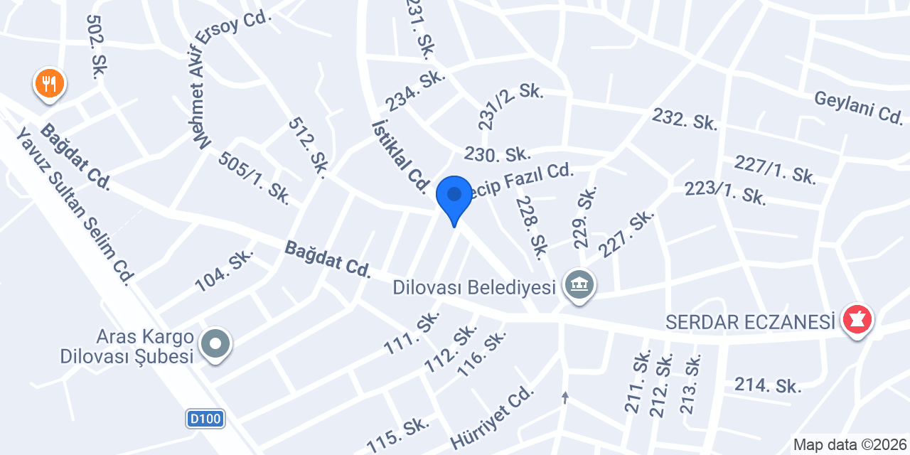 Libyssa Maraş Dondurma Salonu konumu