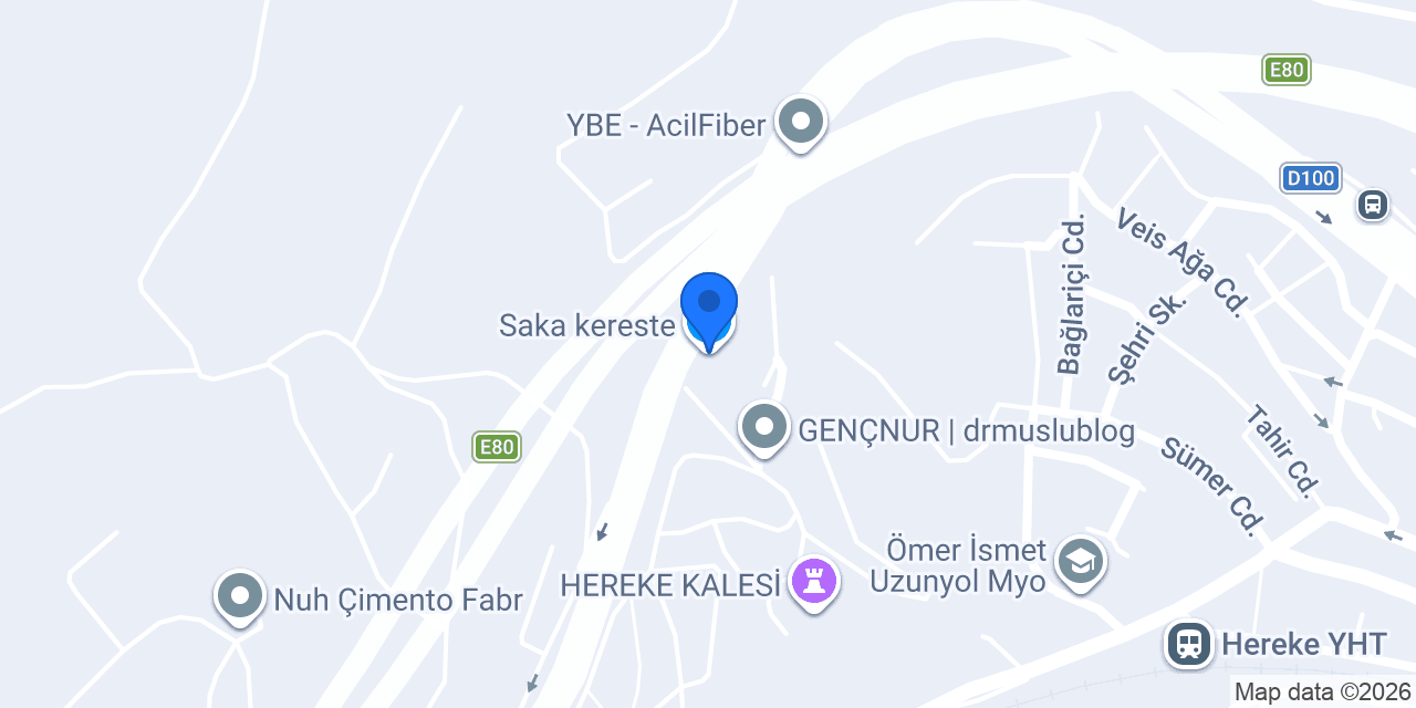 Saka kereste konumu
