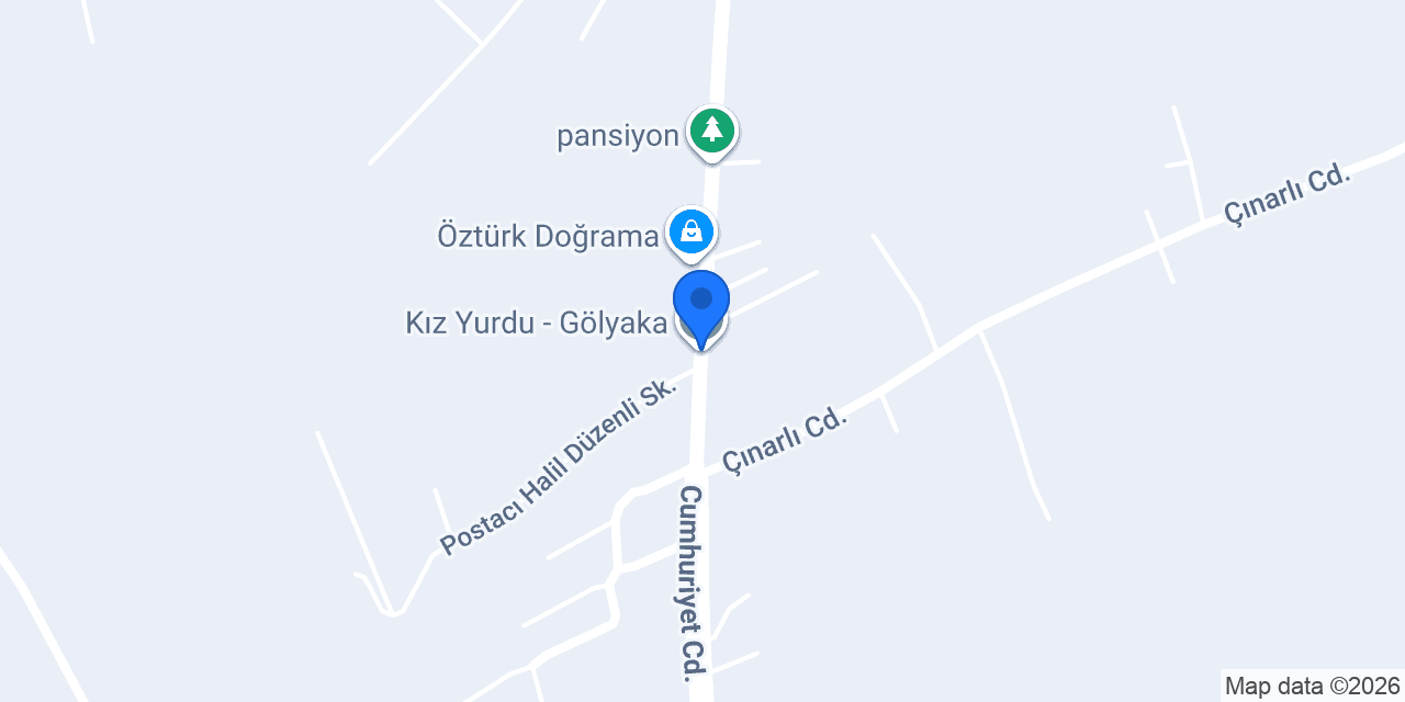 Kız Yurdu - Gölyaka konumu