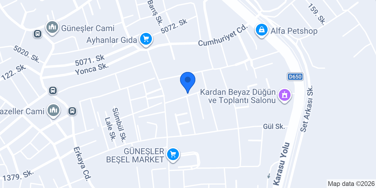 Fatma Hanım Sağlık Ocağı konumu