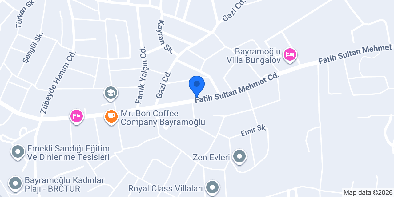 Bayramoğlu Emlak konumu