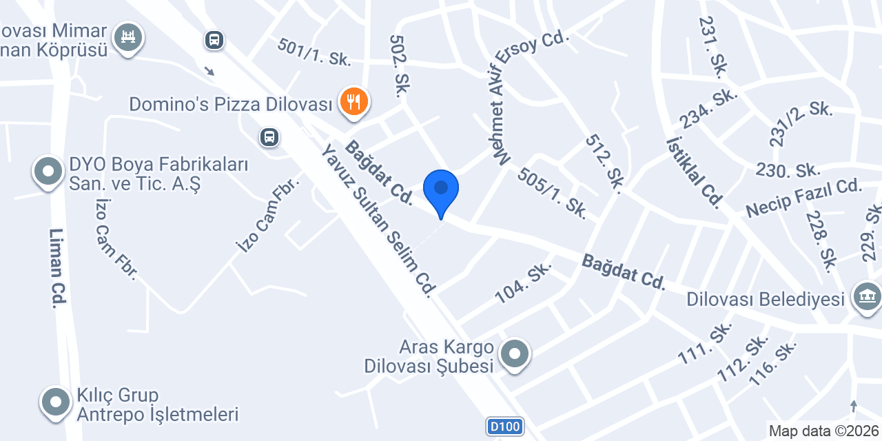 Karadeniz Ekmek Fabr. konumu