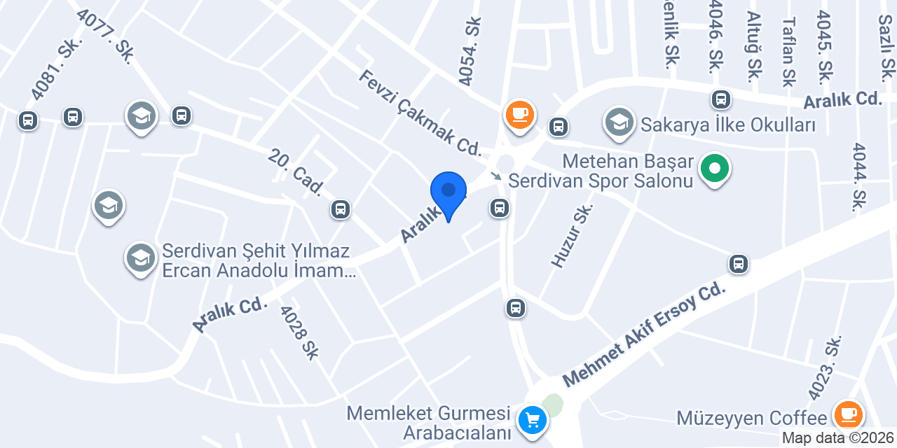 Ada Beyan Kitap Serdivan Şubesi konumu