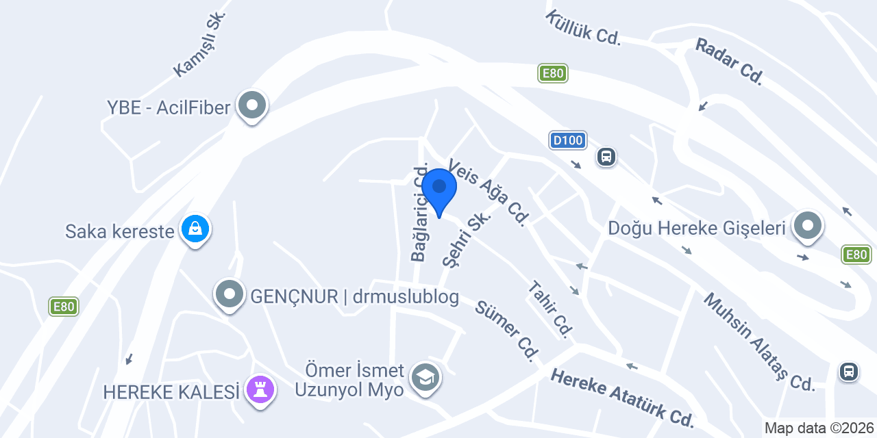 Hereke Köftecisi Hakkı Usta konumu