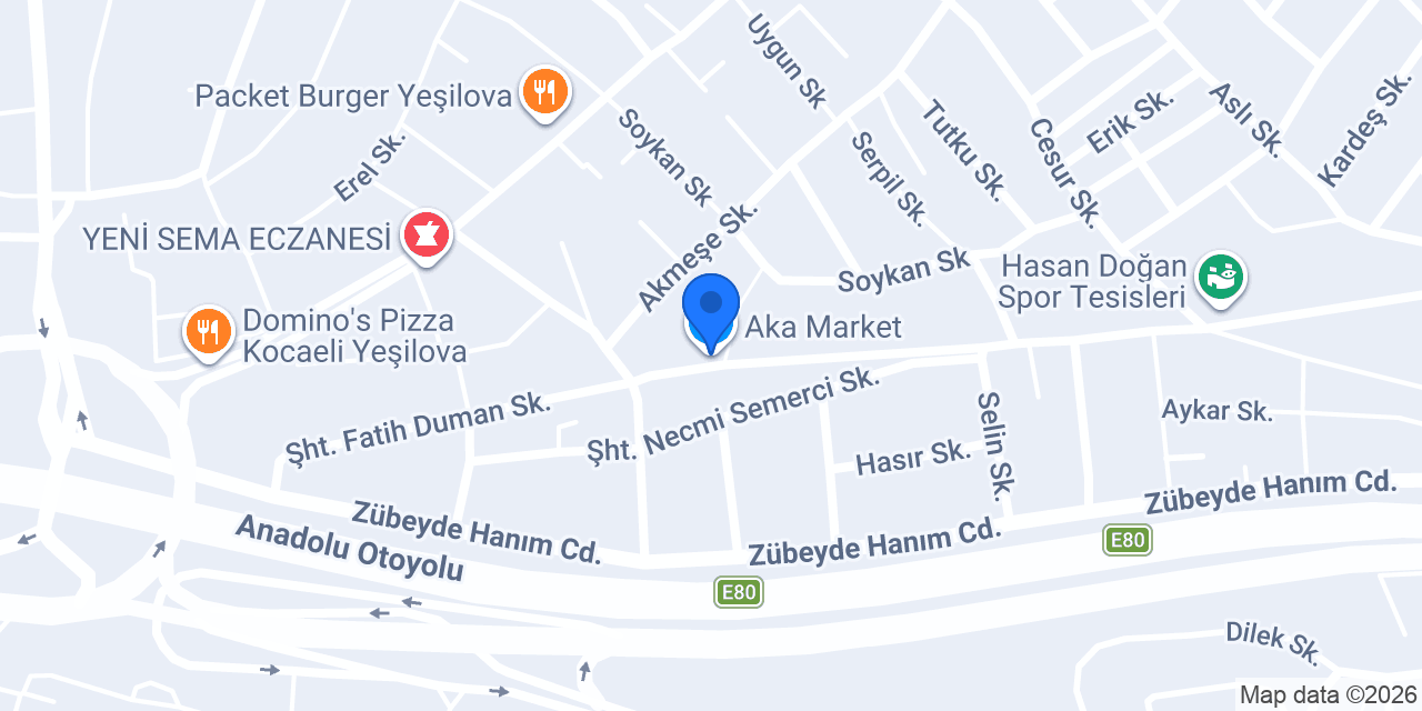 Aka Market konumu