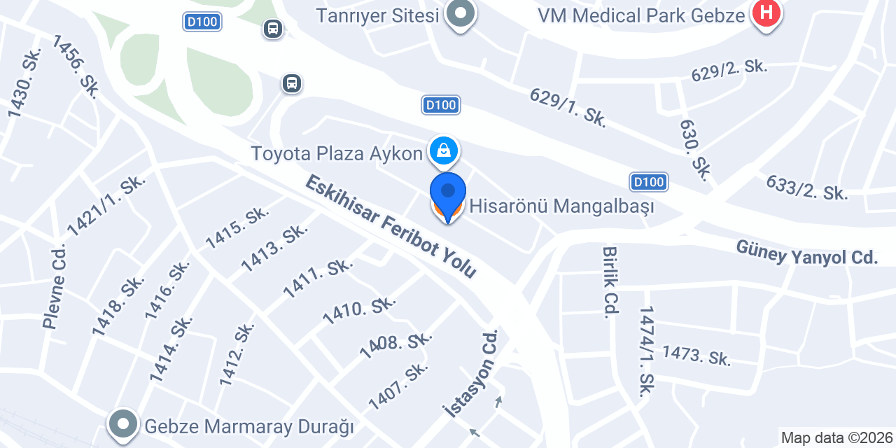 Hisarönü Mangalbaşı konumu