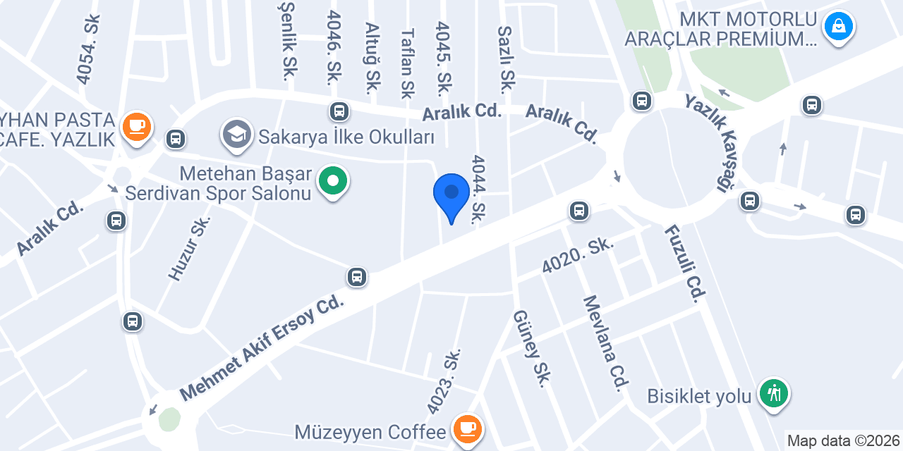 Yeni Sakarya Peyzaj konumu