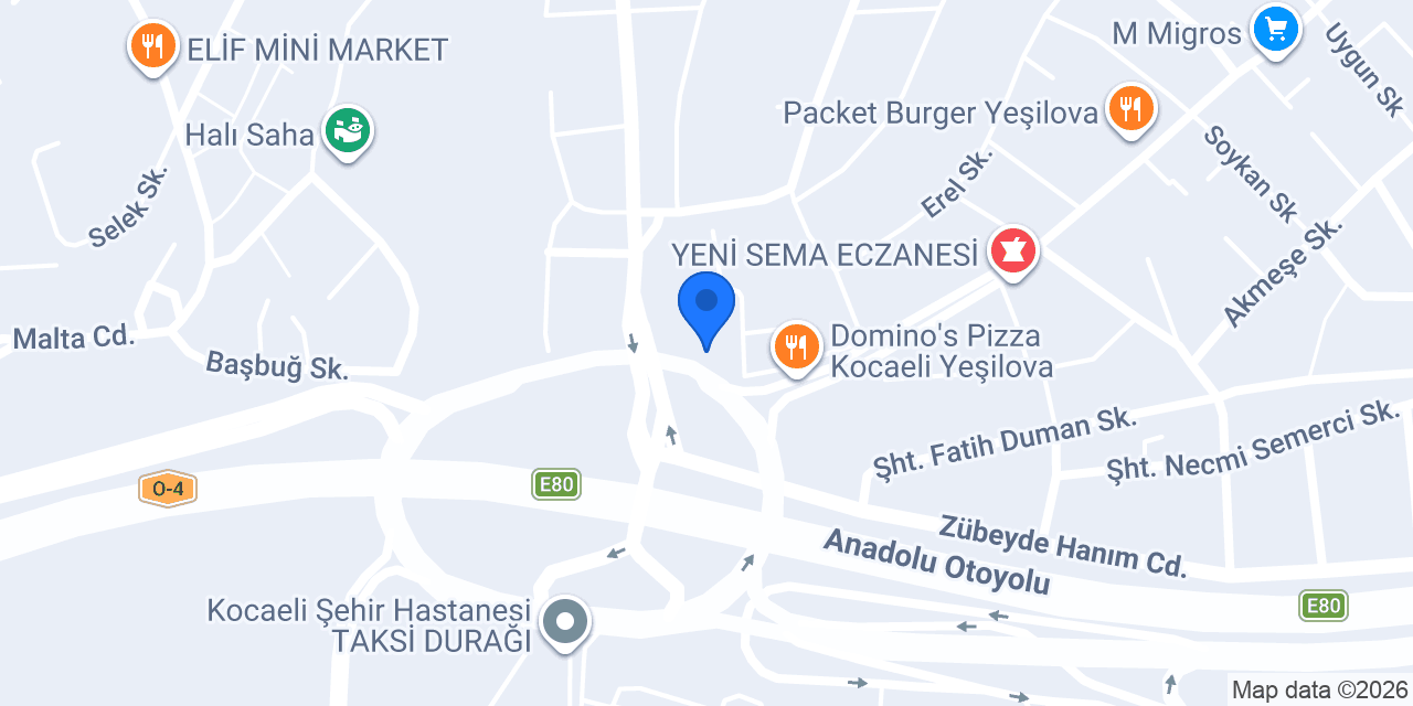 Dore Bakery konumu