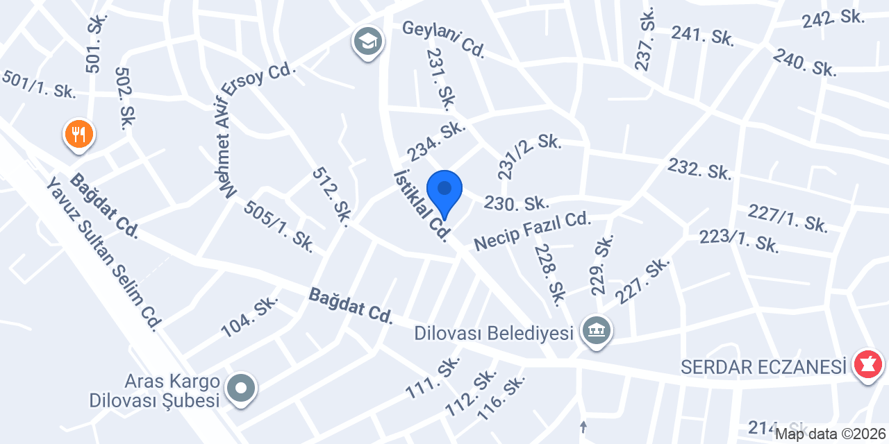 DİLOVASI ÇİÇEK konumu