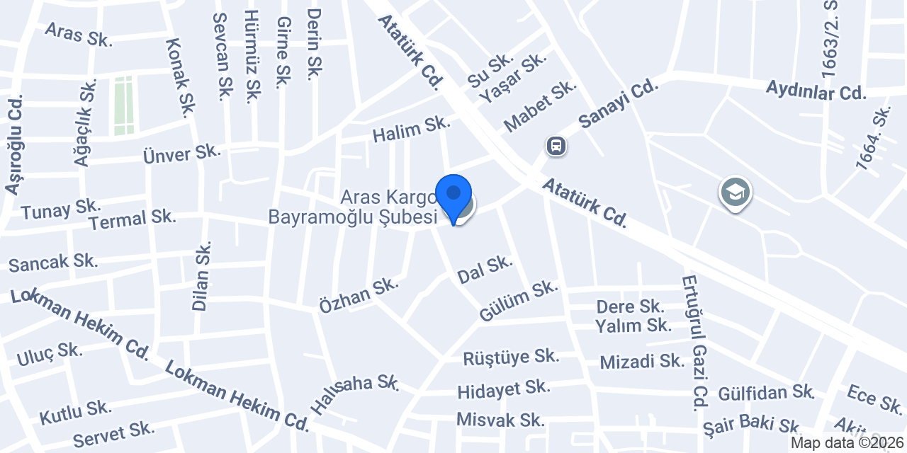 DHL eCommerce - Bayramoğlu Şubesi konumu