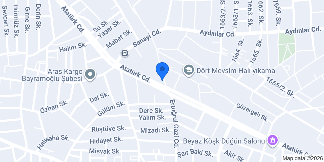 Can Hassas Döküm konumu