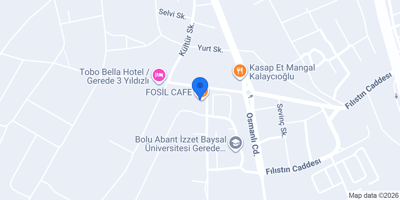 FOSİL CAFE konumu