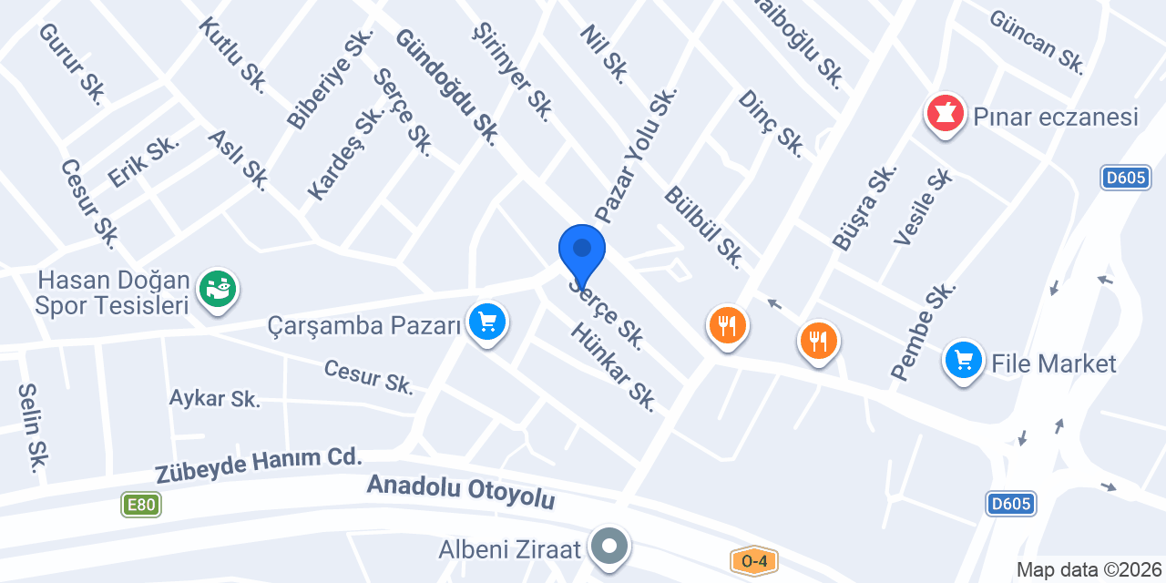 Kanatçı Adem Usta konumu