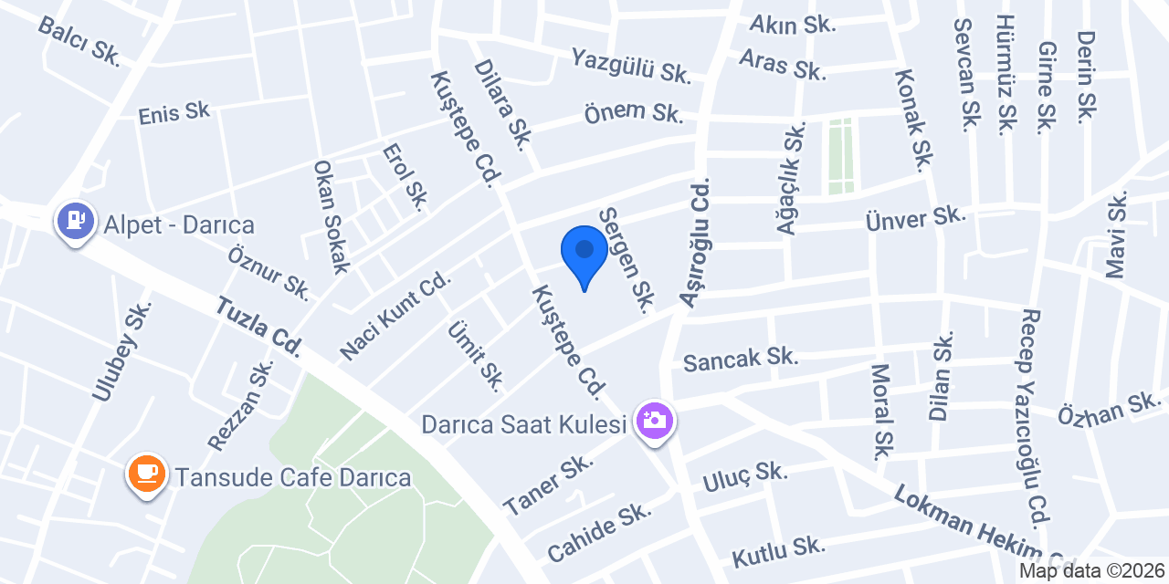 Darıca Zeki Gezer Ortaokulu konumu