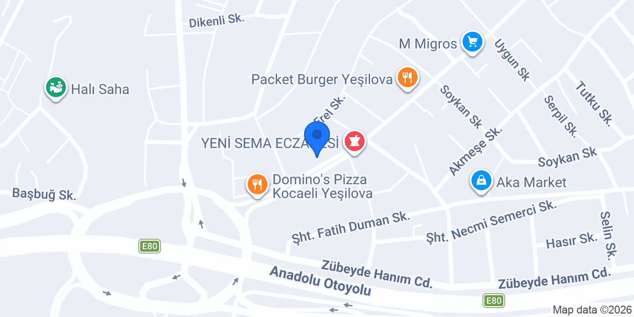 MERCAN ECZANESİ konumu
