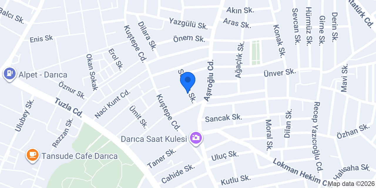 Egepen Cannur Alüminyum konumu