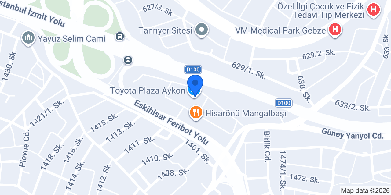 Aykon2 konumu