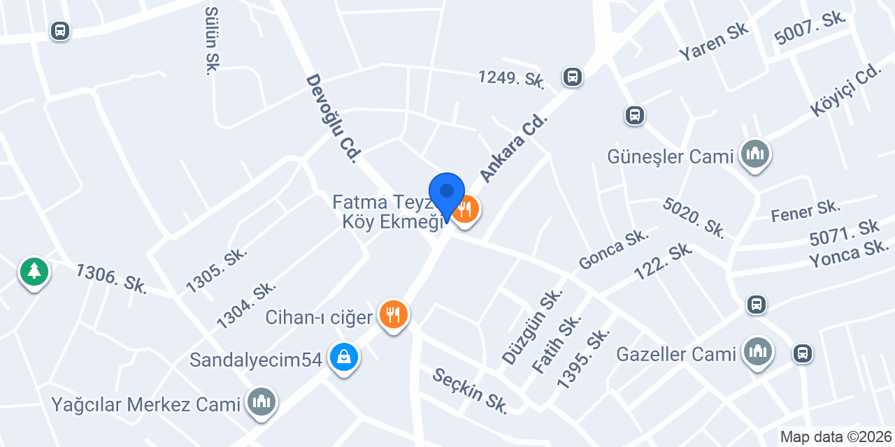 Koçak Kereste konumu