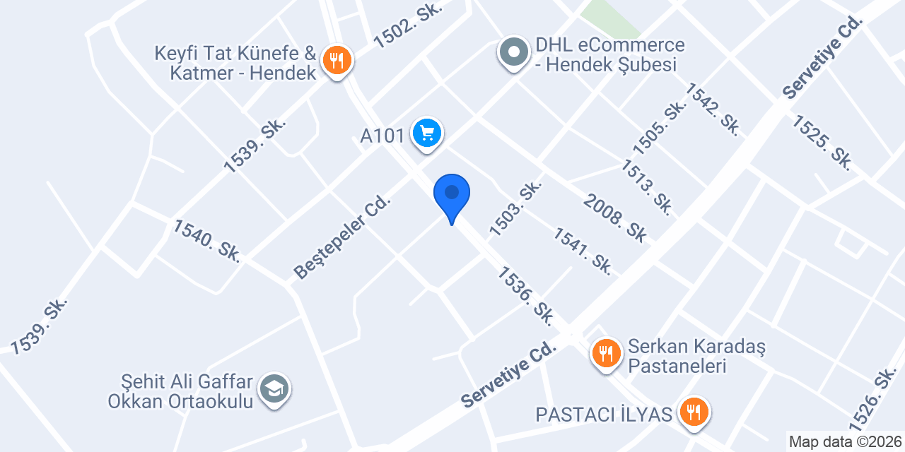 Klas binbir çeşit konumu