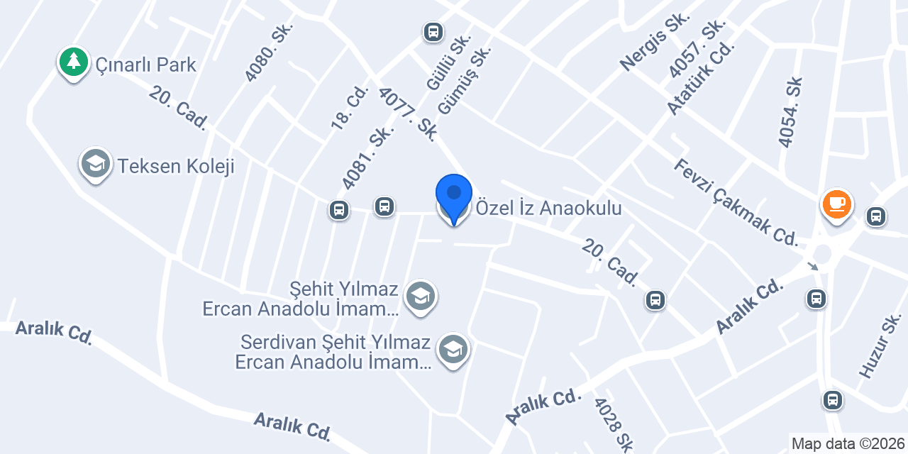 Özel İz Anaokulu konumu
