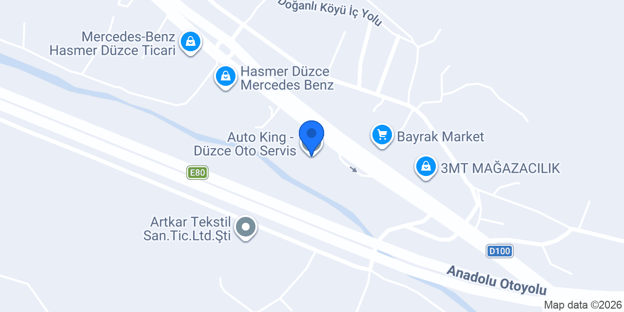 Auto King - Düzce Oto Servis konumu