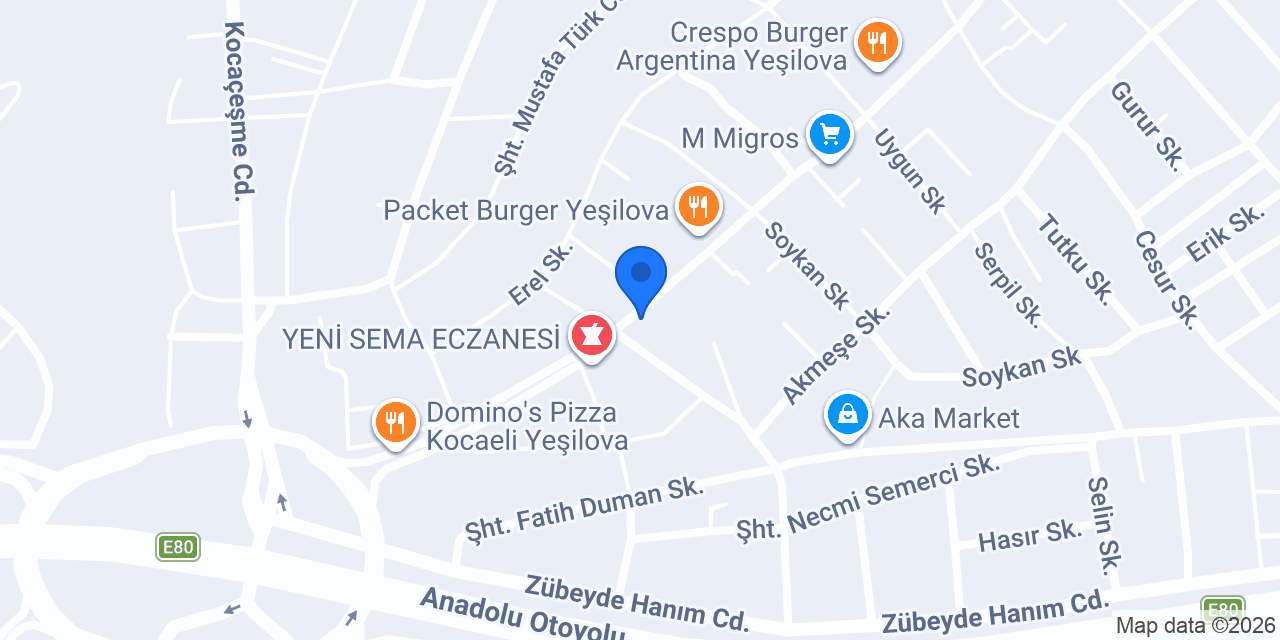 Yeşil Eczanesi konumu