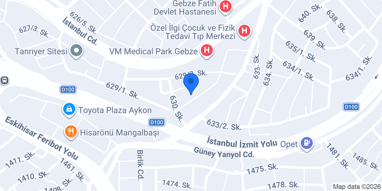 Hanzade Butik Tatlar konumu