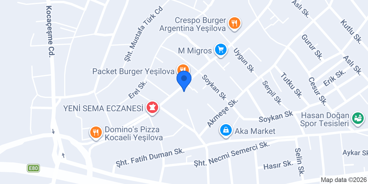 Sütlüce Kadayıf Boğazova konumu