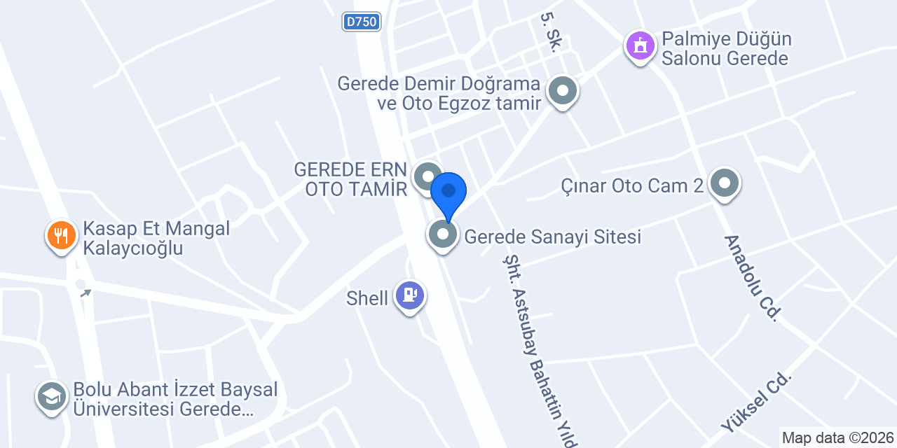 OTO Hafız Gerede konumu