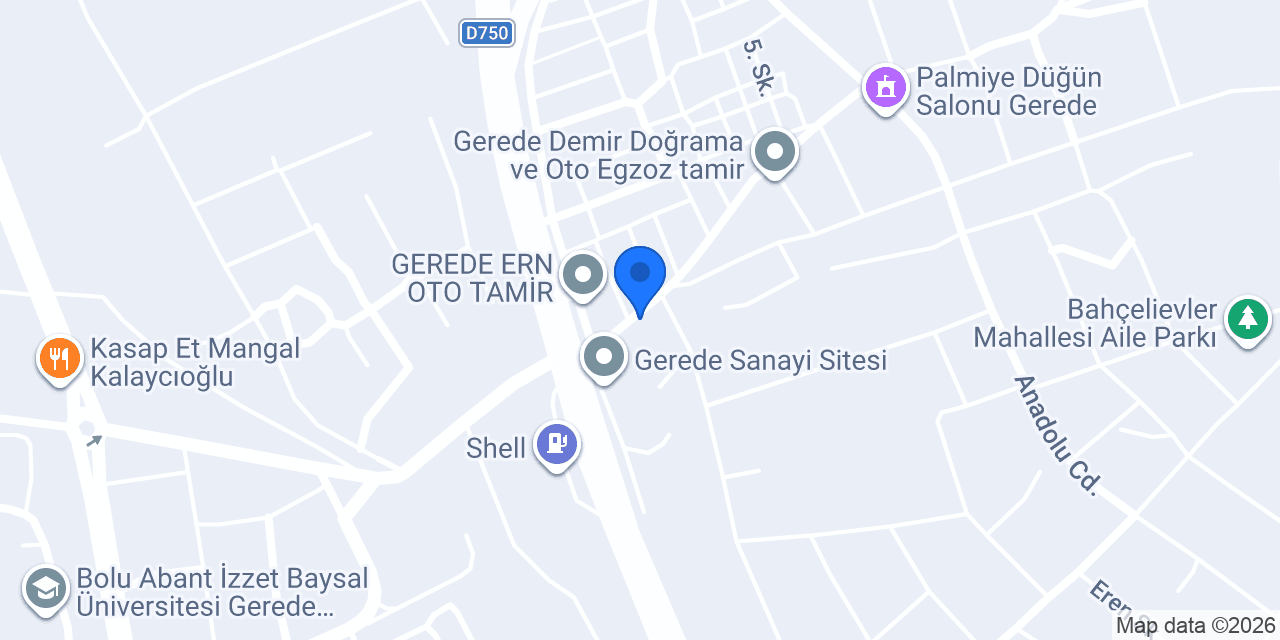 GEREDE SAĞLAM OTO KURTARMA konumu