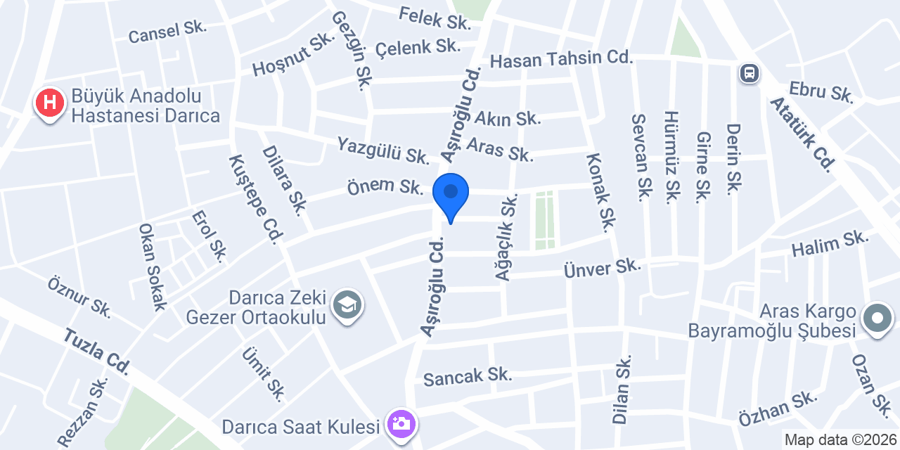 Sintug Mobilya konumu