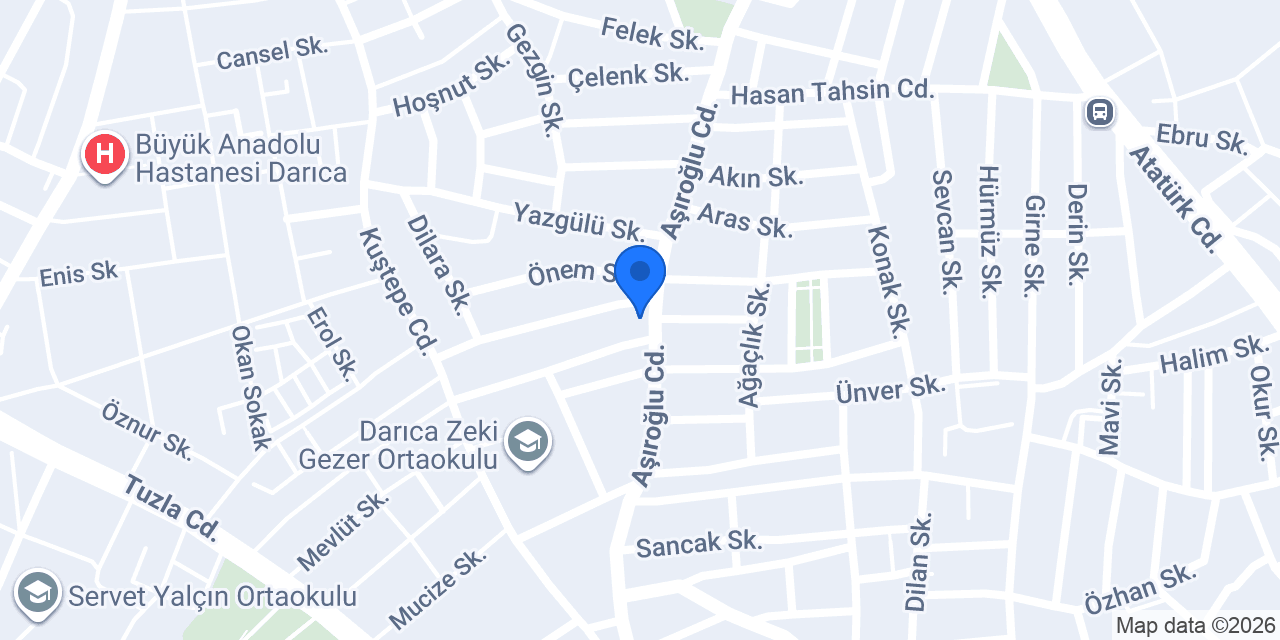 Günaş Et Darıca konumu