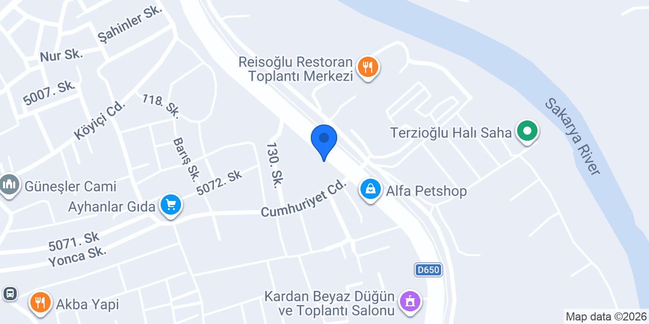 Çırakoğlu oto lastik konumu