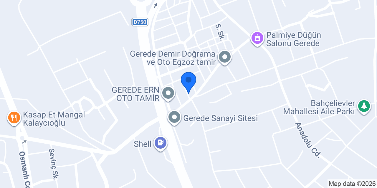 Yüksel Cam konumu