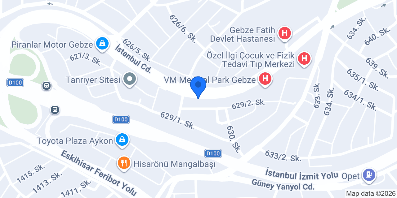 Ortodonti Gebze konumu