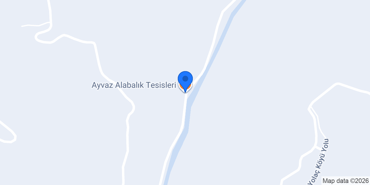 Ayvaz Alabalık Tesisleri konumu
