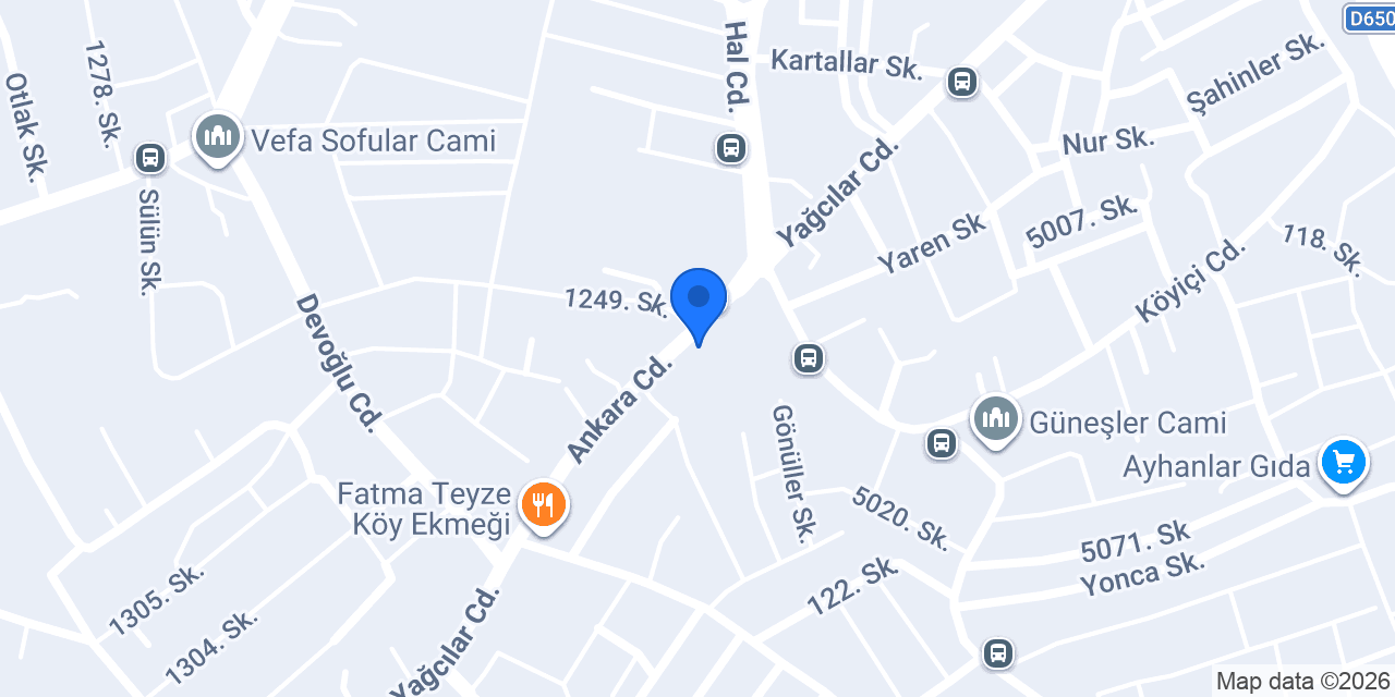 İşliyen yapı market konumu