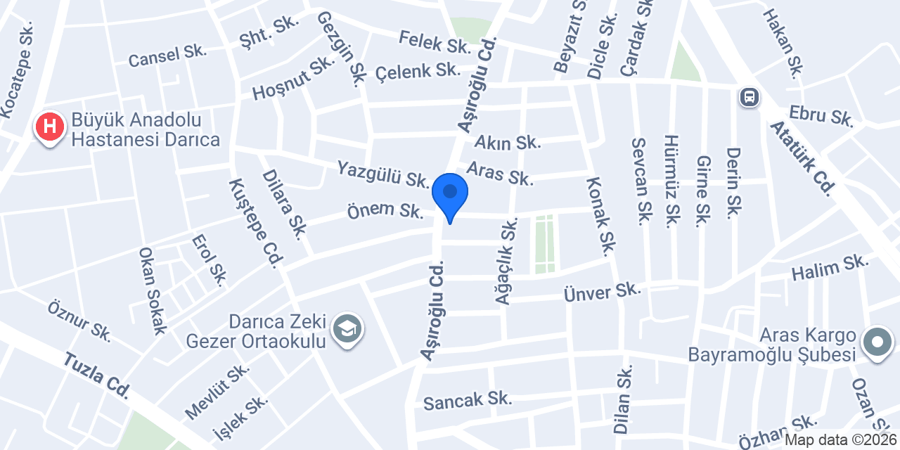 BTM - Darıca / İstanbul konumu